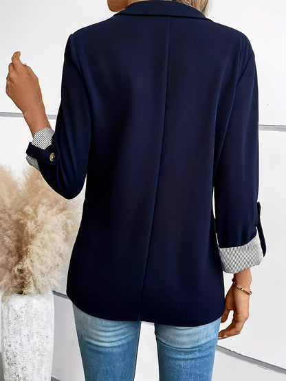 Blazer Estructurado De Doble Botonadura Para Mujer | Ideal Para Oficina Y Uso Diario