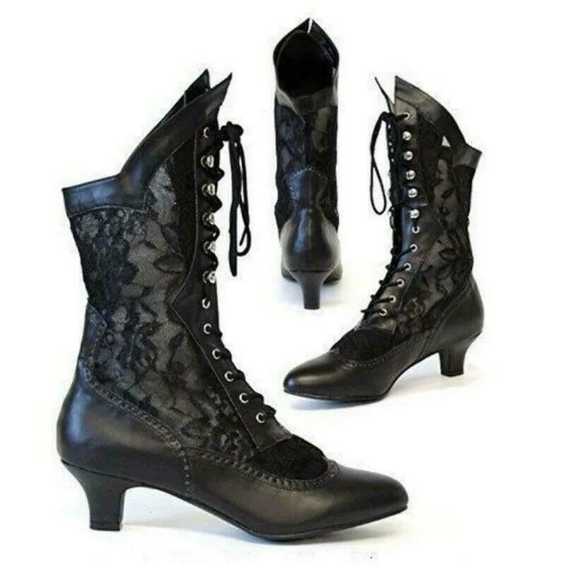 Botines con Diseño Clásico para Mujer | Ideal para Otoño e Invierno