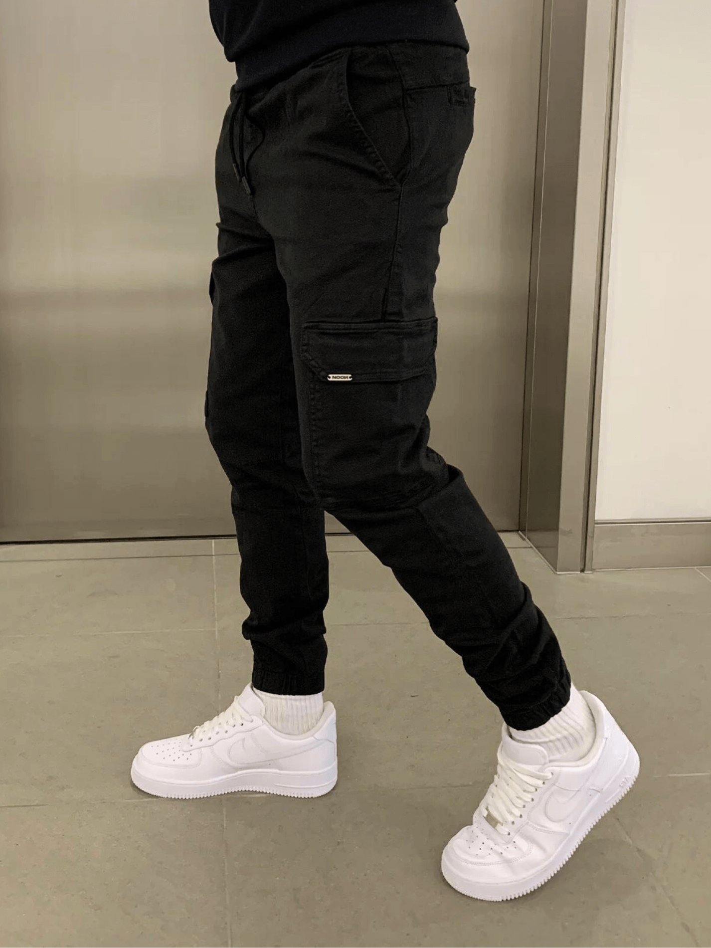Pantalón Jogger Cargo con Corte Entallado y Cintura Elástica para Hombre | Ideal para Uso Diario