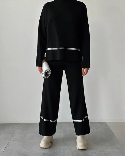Conjunto de Top y Pantalón de Corte Amplio para Mujer | Ideal para Uso Diario y Salidas