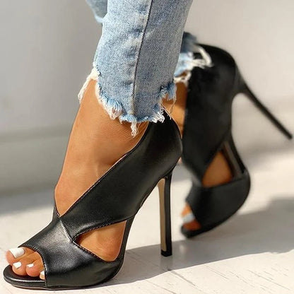 Sandalias de Tacón con Diseño Abierto para Mujer | Ideales para Uso Diario y Eventos