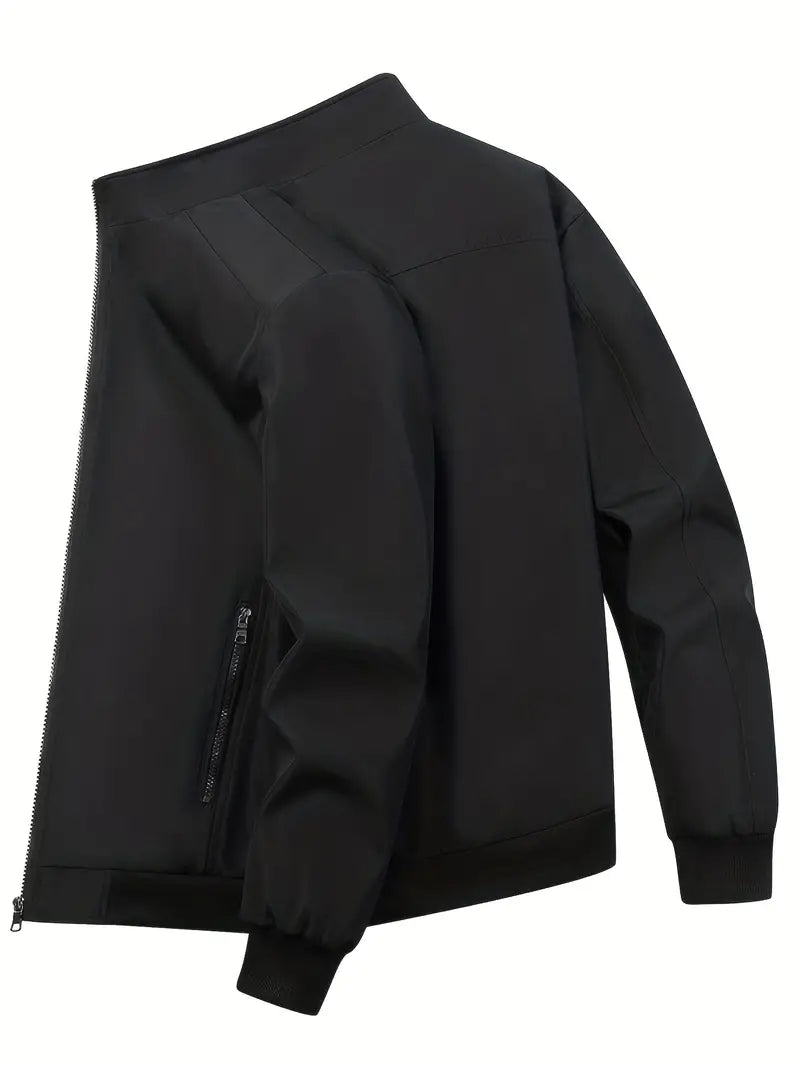 Chaqueta Ligera Con Cierre Frontal Para Hombre | Ideal Para Uso Diario Y Actividades Exteriores