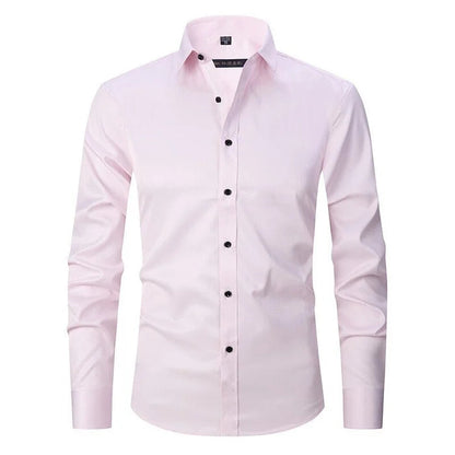 Camisa de Corte Versátil con Finition sin Pliegues para Hombre | Ideal para Uso Diario y Todas las Temporadas