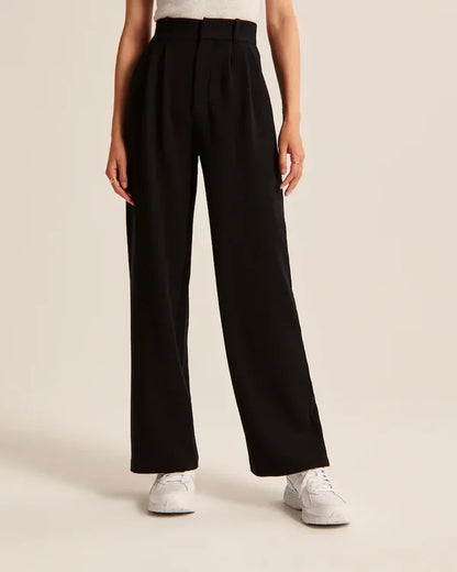 Pantalón Evasado Con Corte Ajustado En Cadera Para Mujer | Ideal Para Uso Diario Y Salidas