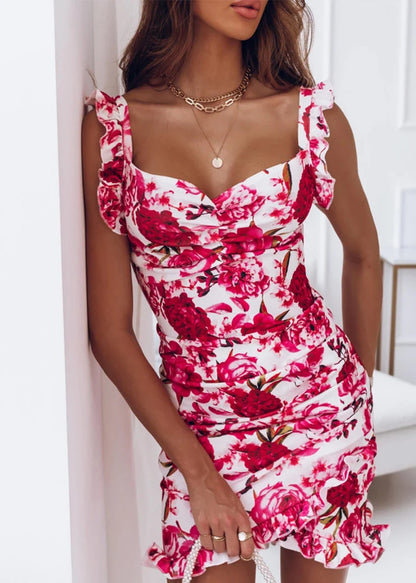 Vestido Con Estampado Integral Y Manga Larga Para Mujer | Ideal Para Uso Diario