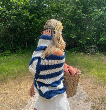Jersey De Punto con Corte Relajado para Mujer | Ideal para Otoño E Invierno