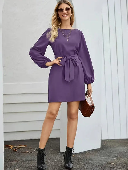 Vestido Ajustado con Cinturón para Mujer | Ideal para Uso Diario y Trabajo