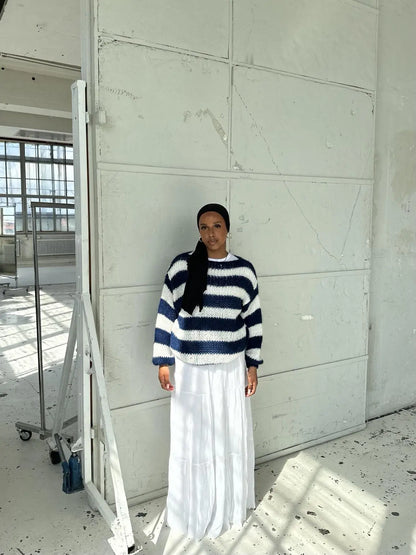 Jersey De Punto con Corte Relajado para Mujer | Ideal para Otoño E Invierno