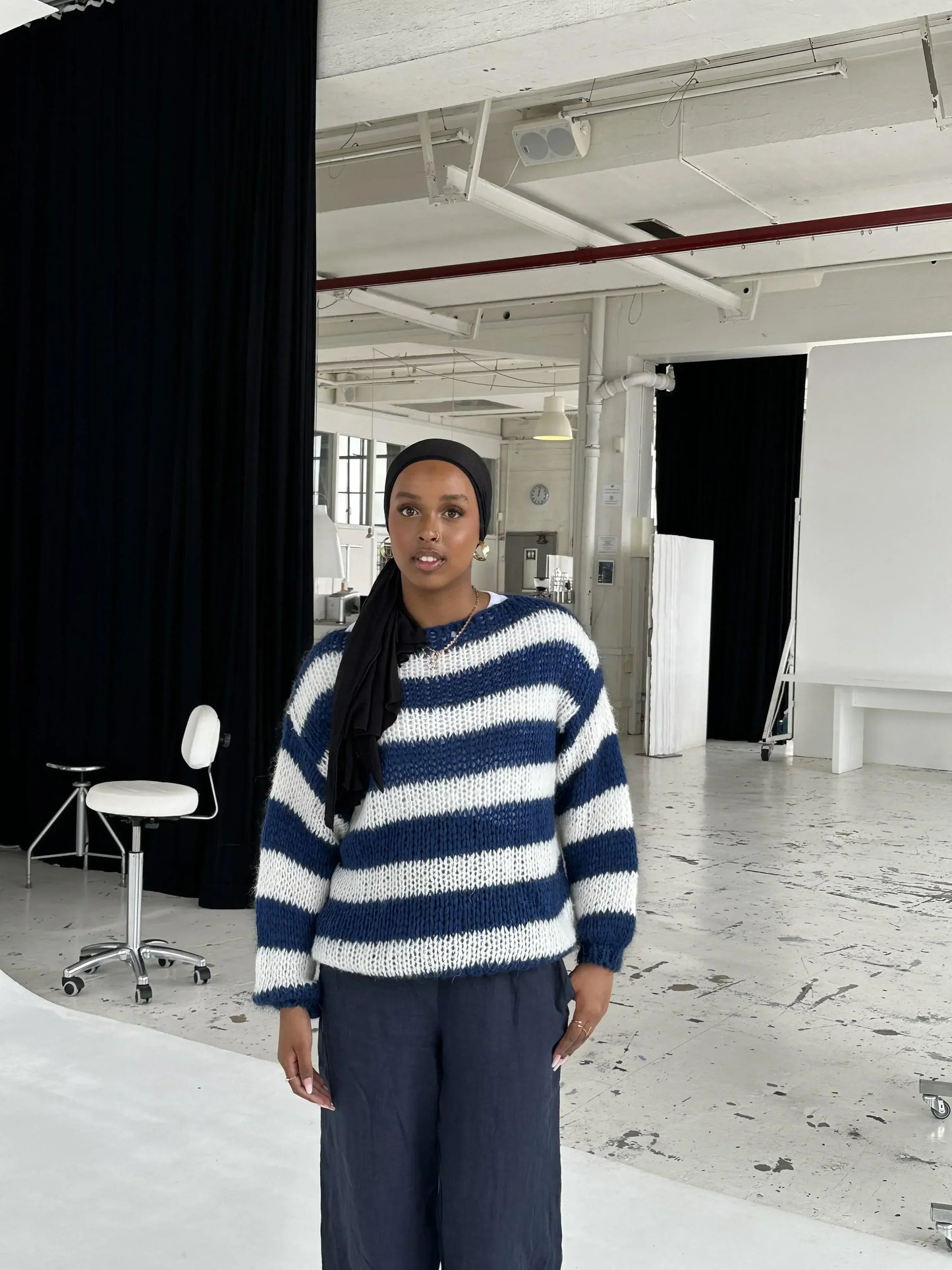 Jersey De Punto con Corte Relajado para Mujer | Ideal para Otoño E Invierno