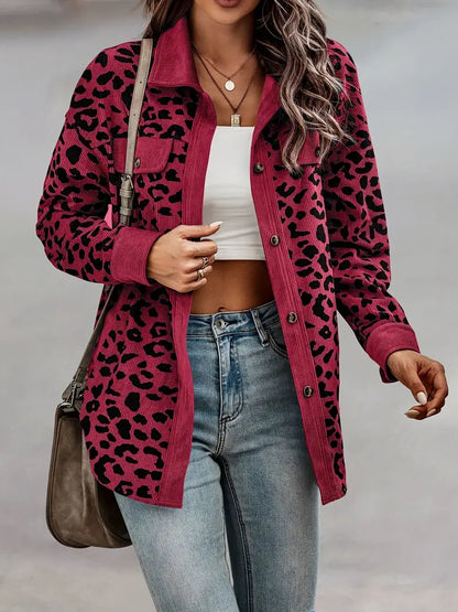 Abrigo Con Estampado Animal Para Mujer | Ideal Para Temporada Fría