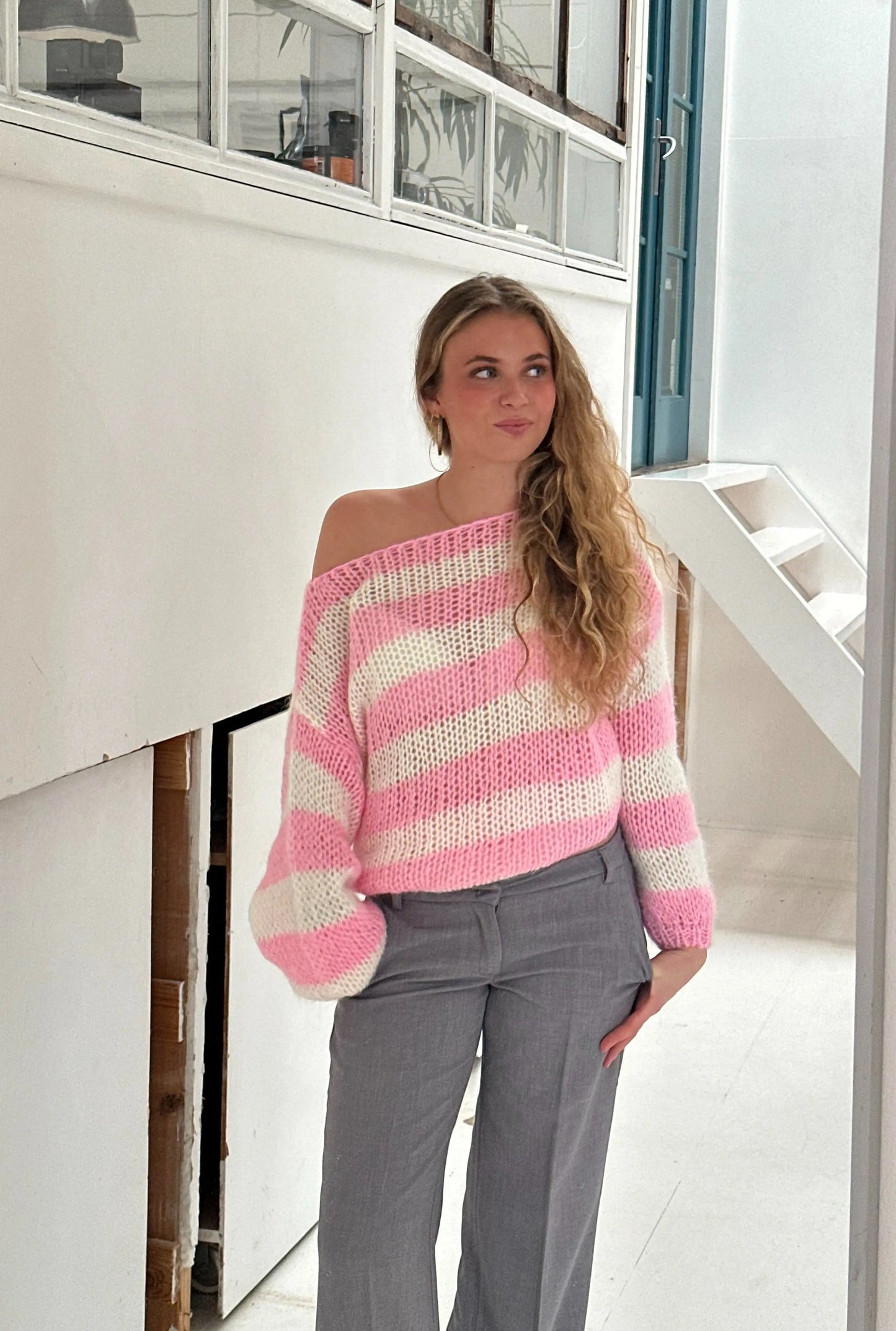Jersey De Punto con Corte Relajado para Mujer | Ideal para Otoño E Invierno