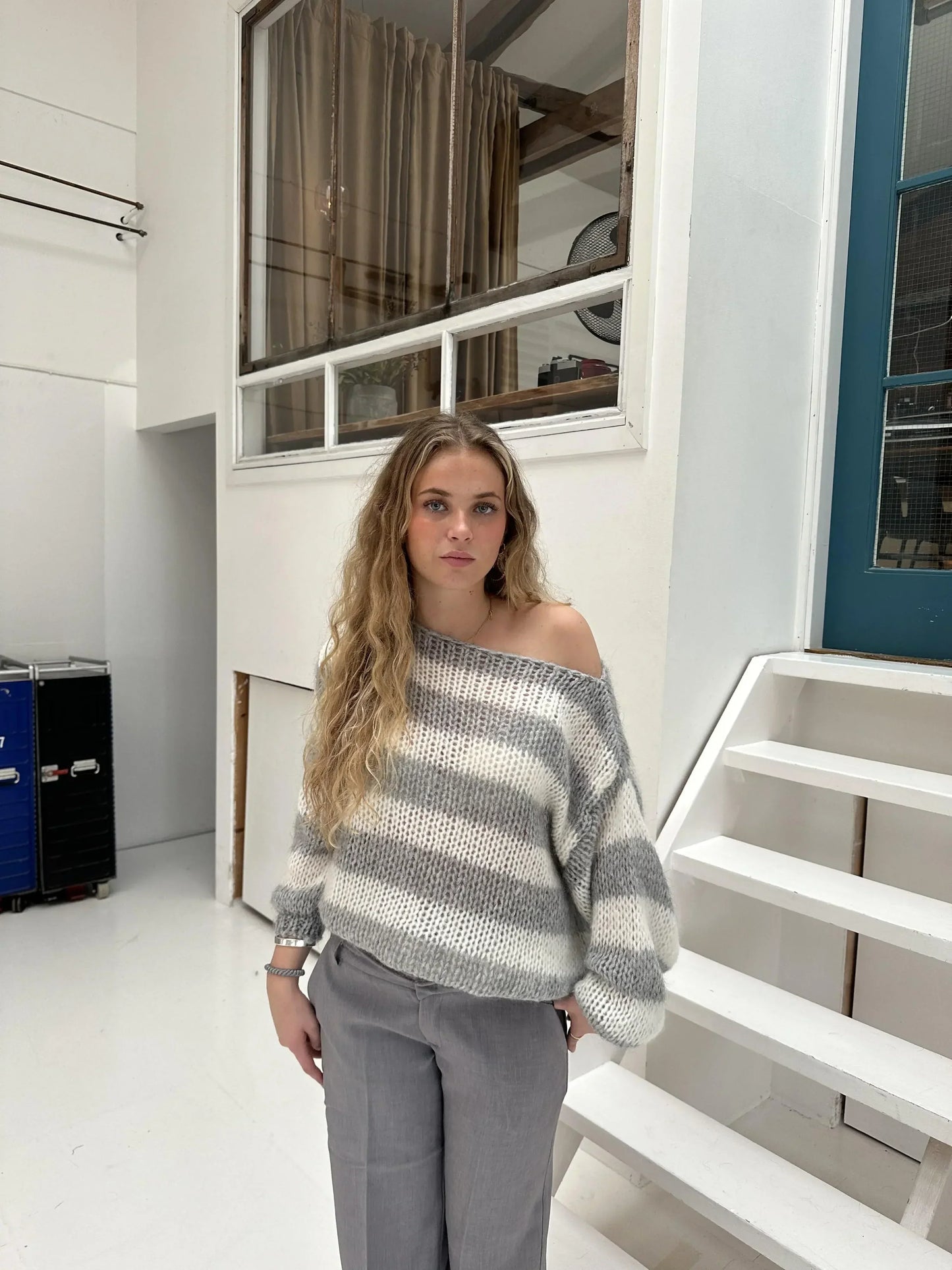 Jersey De Punto con Corte Relajado para Mujer | Ideal para Otoño E Invierno