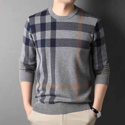 Jersey Con Motivo De Cuadros Para Hombre | Ideal Para Uso Diario Y Ocasional