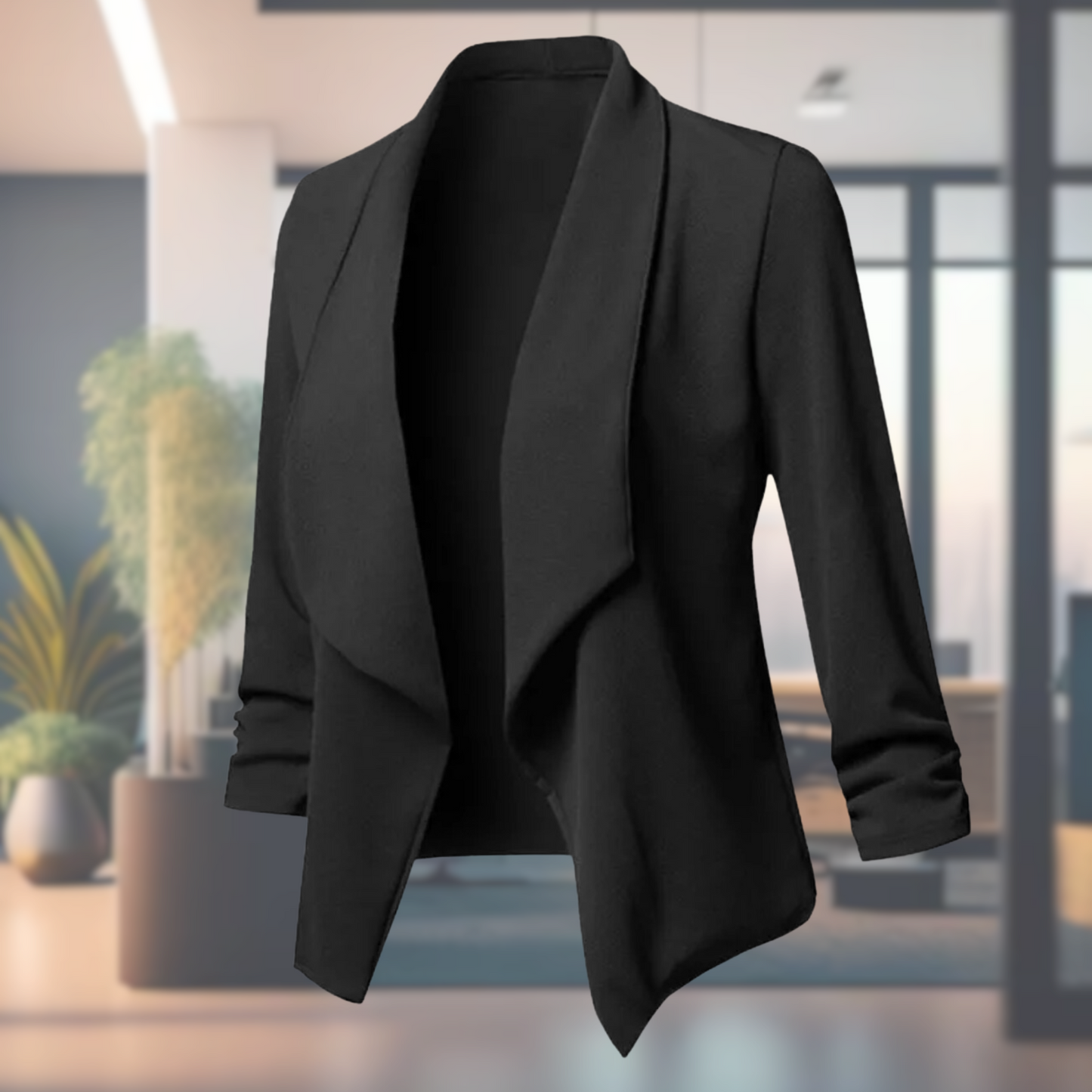 Blazer De Corte Estructurado Con Cierre De Un Botón Para Mujer | Ideal Para Uso Profesional Y Eventos