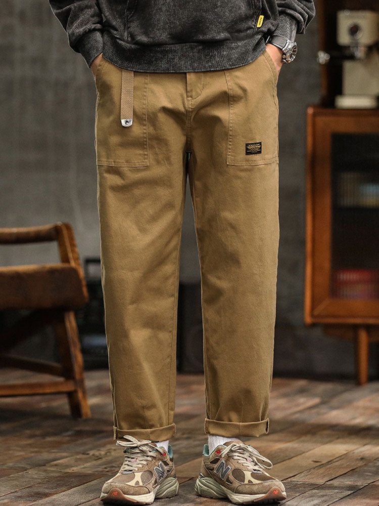 Pantalón Cargo con Cintura Ajustable para Hombre | Ideal para Uso Diario y Ocio
