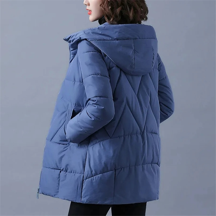 Chaqueta Acolchada con Motivo Canalé para Mujer | Ideal para las Temporadas Frescas