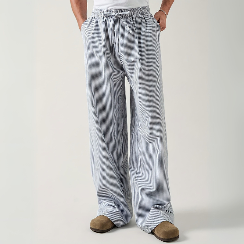 Pantalón Amplio A Rayas Para Adultos | Ideal Para Uso Diario Y Actividades Al Aire Libre