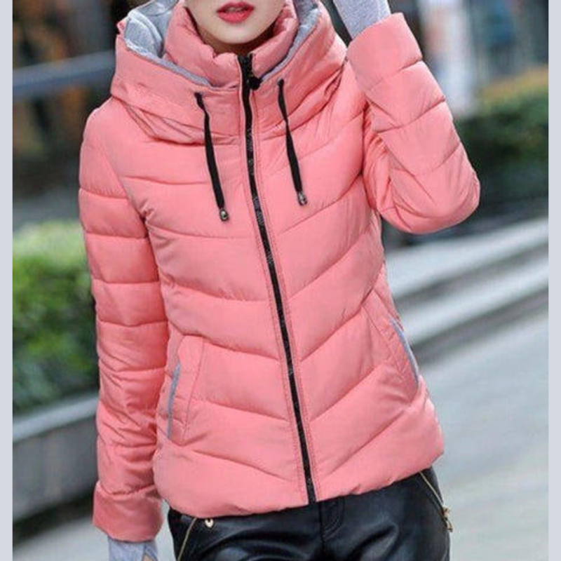 Chaqueta Acolchada con Capucha para Mujer | Ideal para Uso Diario y Entretiempo