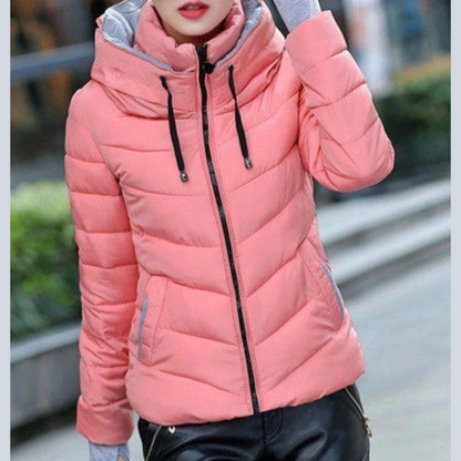 Chaqueta Acolchada con Capucha para Mujer | Ideal para Uso Diario y Entretiempo