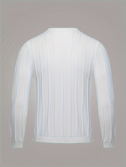 Jersey De Punto Slim Fit Para Hombre | Ideal Para Uso Diario Y Entornos Profesionales