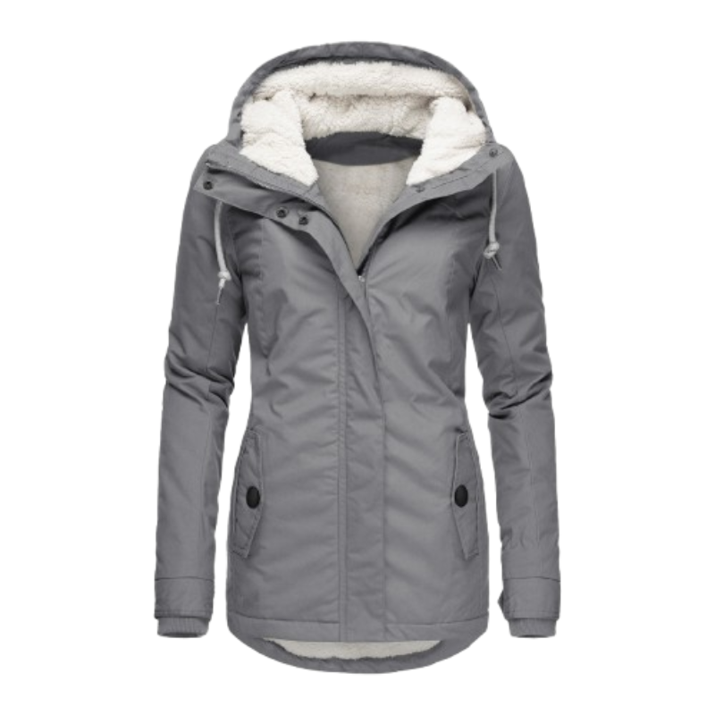 Parka de Invierno con Capucha Desmontable y Bolsillos Funcionales para Mujer | Ideal para Invierno