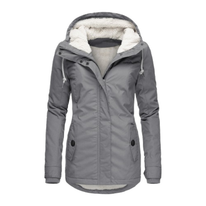 Parka de Invierno con Capucha Desmontable y Bolsillos Funcionales para Mujer | Ideal para Invierno