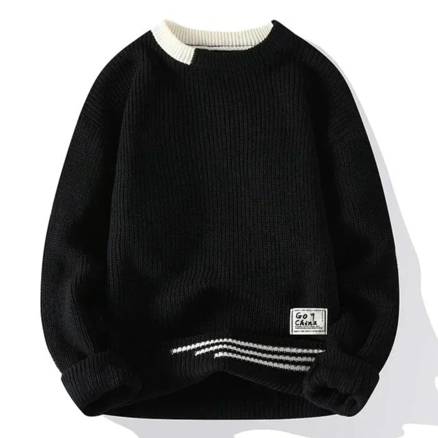Jersey De Punto Con Cuello Redondo Para Hombre | Ideal Para Uso Diario