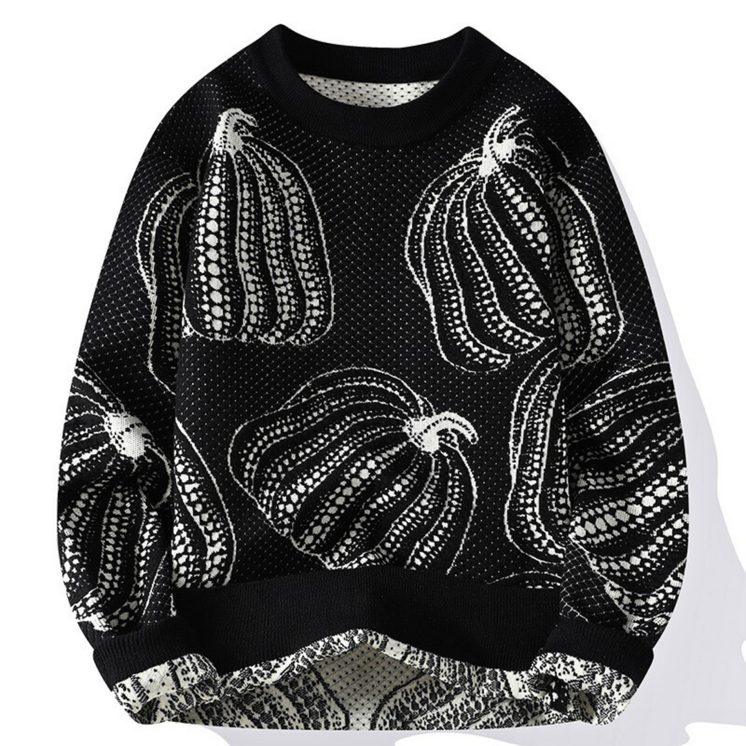 Jersey Con Motivo De Calabaza Integrado Para Hombre | Ideal Para Uso Diario