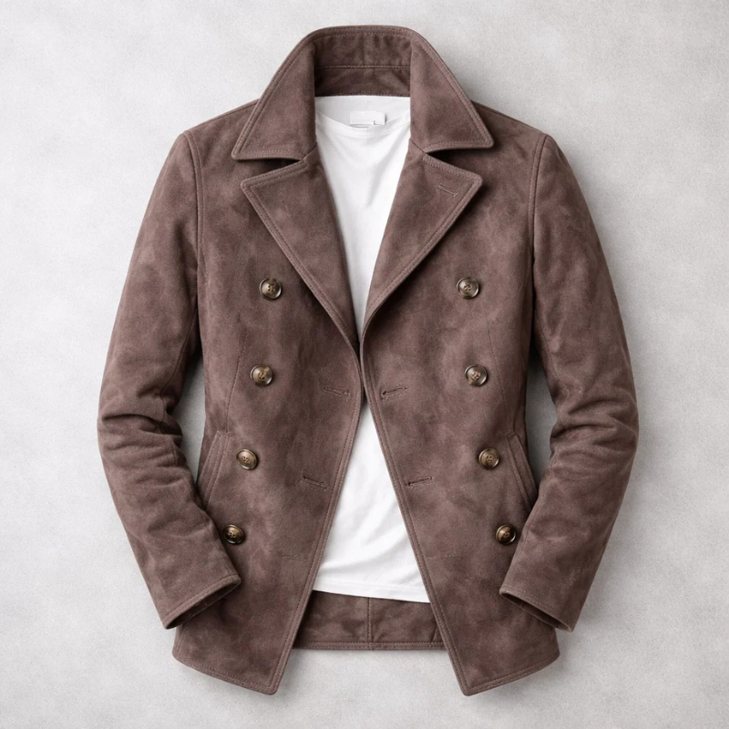 Chaqueta Cruzada con Doble Botonadura para Hombre | Ideal para Uso Diario y Semi-Formal