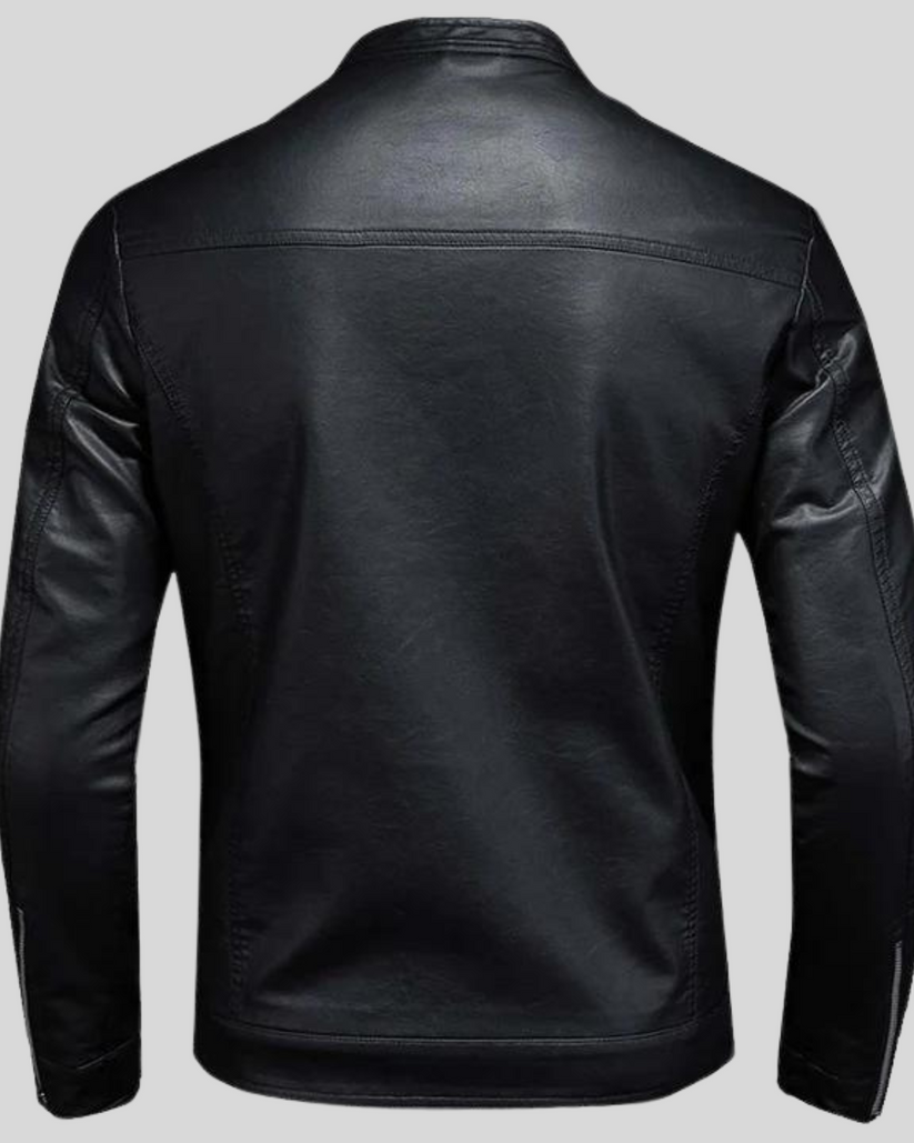 Chaqueta Con Cremallera Frontal Y Cuello Con Botones Para Hombre | Ideal Para Uso Diario Y Ocasiones Variadas
