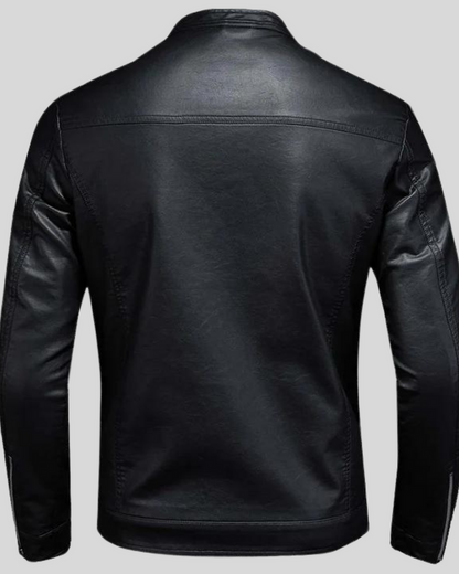 Chaqueta Con Cremallera Frontal Y Cuello Con Botones Para Hombre | Ideal Para Uso Diario Y Ocasiones Variadas