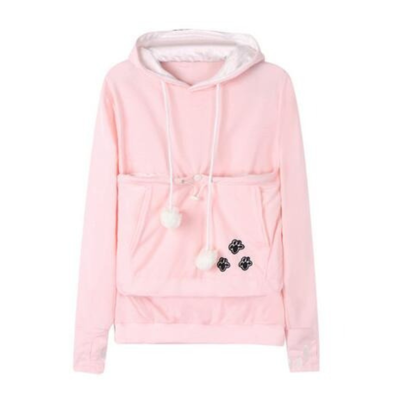 Sudadera Con Capucha y Bolsillo Para Mascotas Para Mujer | Ideal Para Uso Diario