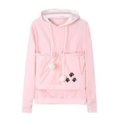 Sudadera Con Capucha y Bolsillo Para Mascotas Para Mujer | Ideal Para Uso Diario