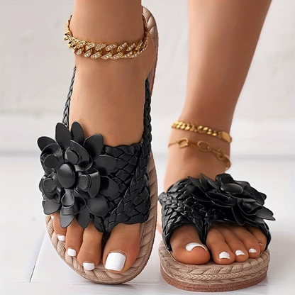 Sandalias de Verano con Tiras Trenzadas para Mujer | Ideales para Actividades Diarias en Temporadas Cálidas