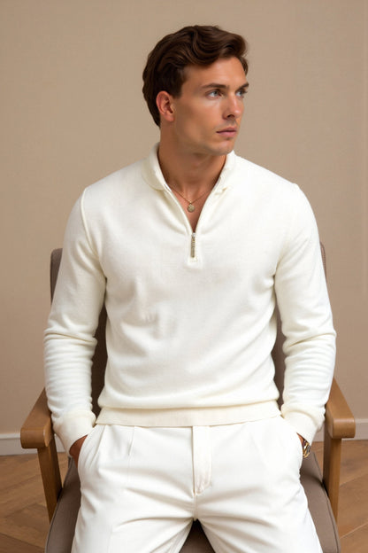 Sudadera Con Medio Cierre Para Hombre | Ideal Para Uso Diario Y Contextos Informales