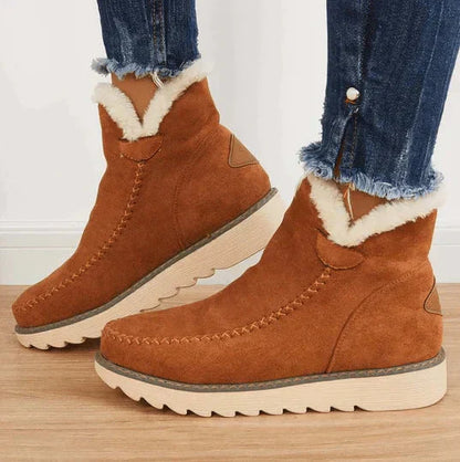 Stiefelettes de Invierno de Forma Compacta para Mujer | Ideal para Invierno