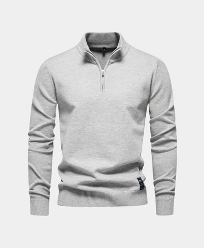 Jersey Con Medio Cierre Y Cuello Alto Para Hombre | Ideal Para Uso Diario