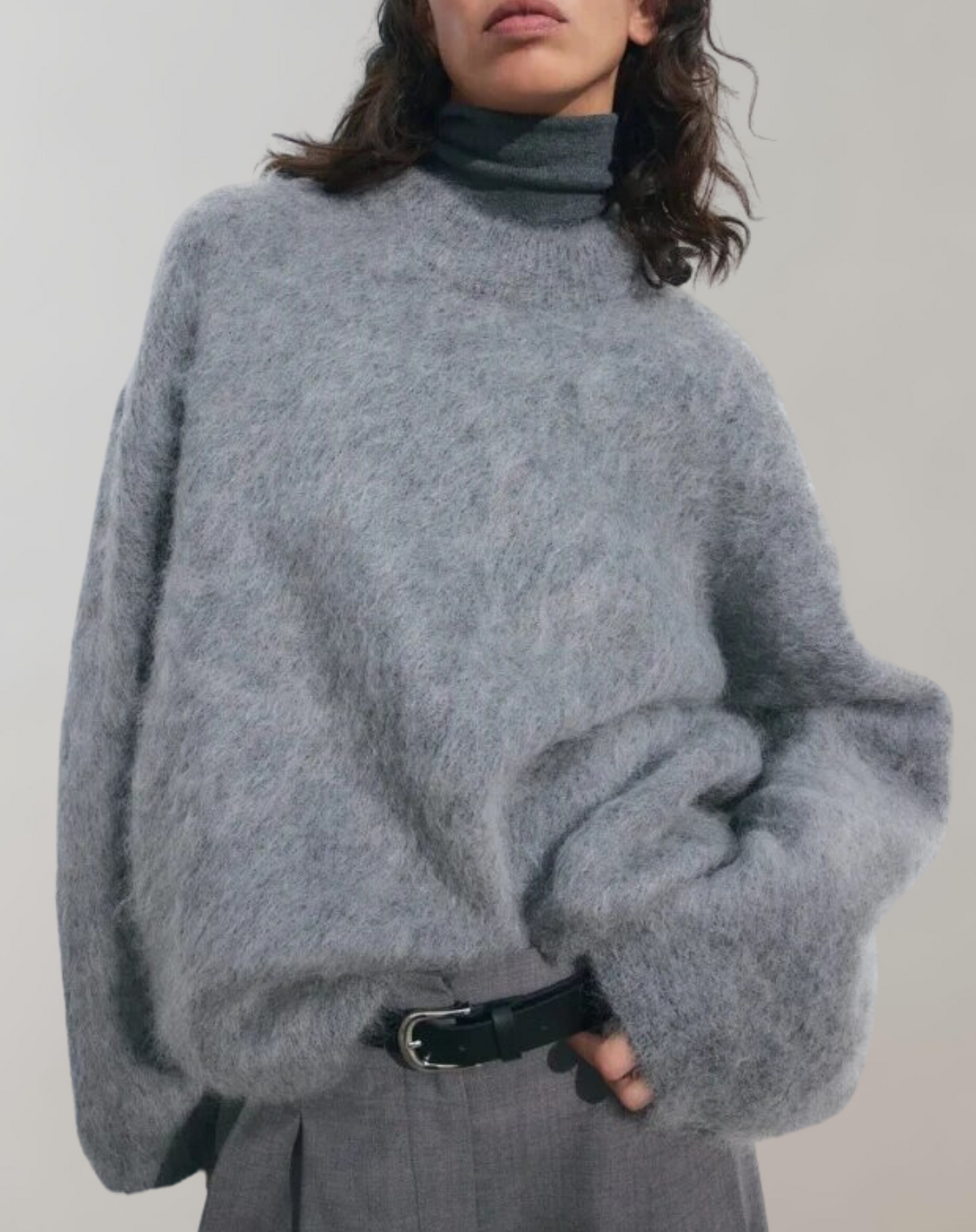 Suéter Oversized Con Diseño Liso Para Mujer | Ideal Para Otoño E Invierno