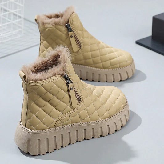 Botas de Invierno con Cremallera Lateral para Mujer | Ideal para Invierno