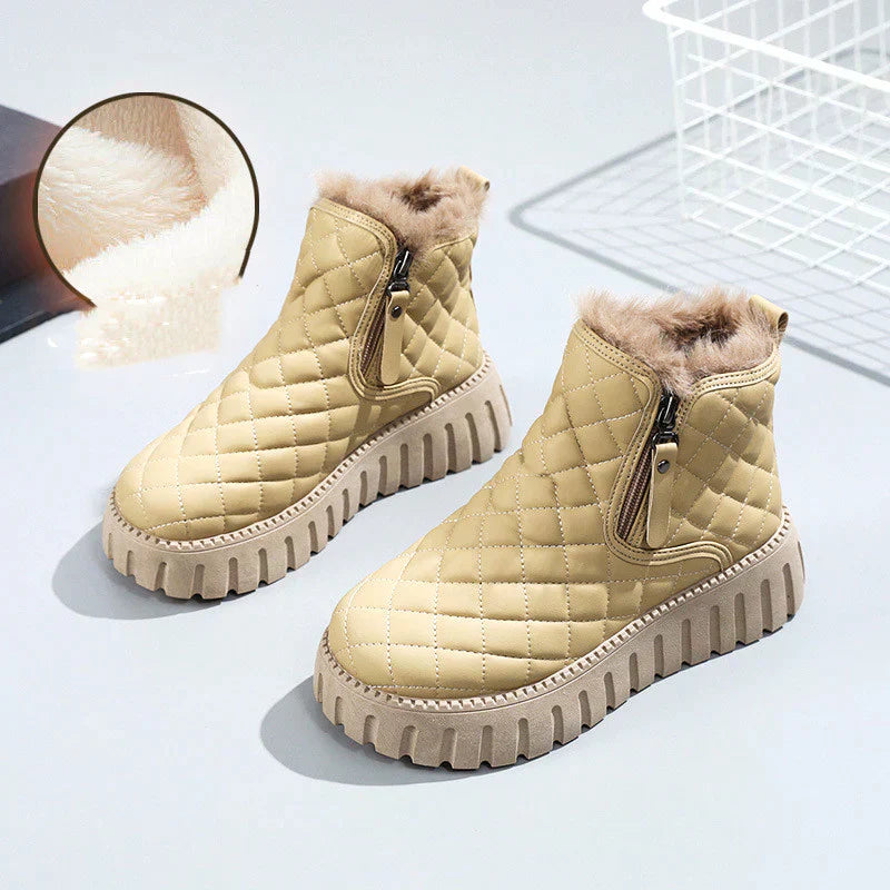 Botas de Invierno con Cremallera Lateral para Mujer | Ideal para Invierno