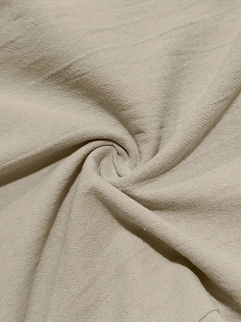 Pantalón Casual de Corte Amplio con Cintura Elástica y Cordón para Hombre | Ideal para Uso Diario