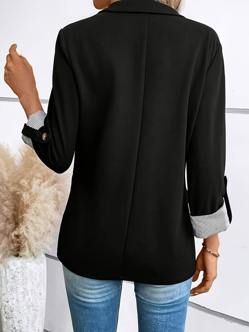Blazer Estructurado De Doble Botonadura Para Mujer | Ideal Para Oficina Y Uso Diario