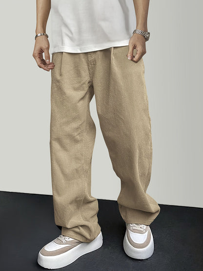 Pantalón Con Corte Recto Y Cintura Ajustable Para Adultos | Ideal Para Uso Diario E Informal
