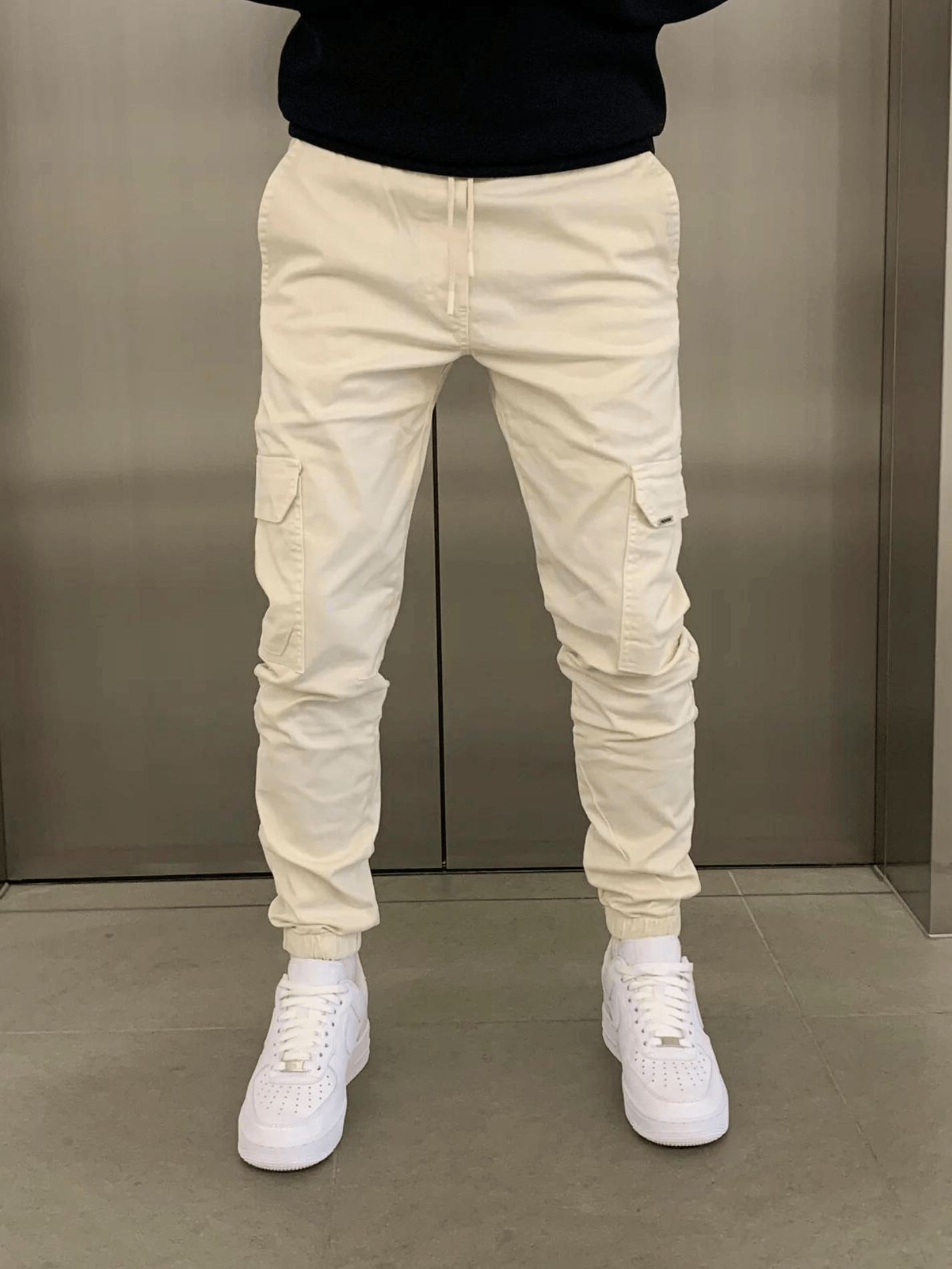 Pantalón Jogger Cargo con Corte Entallado y Cintura Elástica para Hombre | Ideal para Uso Diario