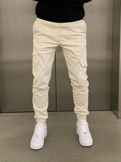 Pantalón Jogger Cargo con Corte Entallado y Cintura Elástica para Hombre | Ideal para Uso Diario