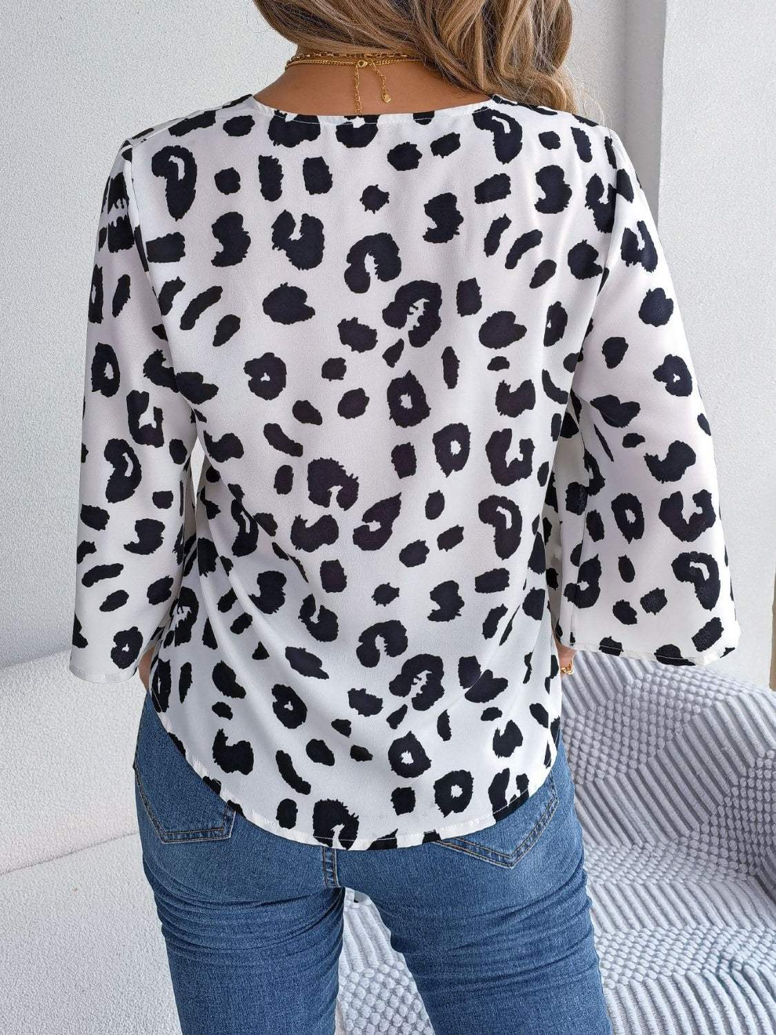Blusa Con Estampado Animal Para Mujer | Ideal Para Uso Diario Y Ocasiones Variadas