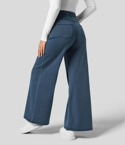 Pantalón de Talle Alto con Corte Elástico para Mujer | Ideal para Uso Diario y Profesional