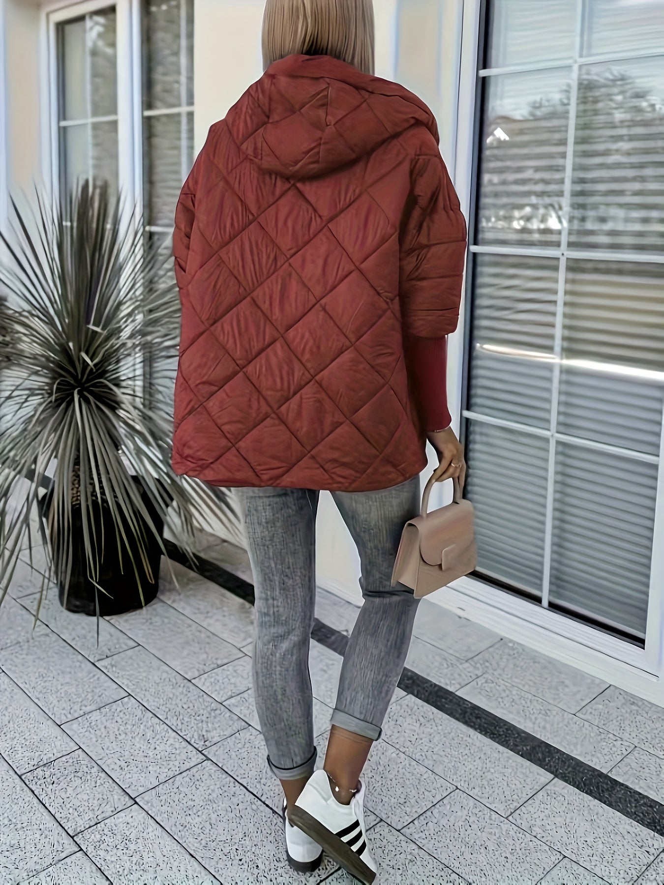 Chaqueta Con Capucha Y Cierre De Cremallera Para Mujer | Ideal Para Actividades Diarias Y Exterior