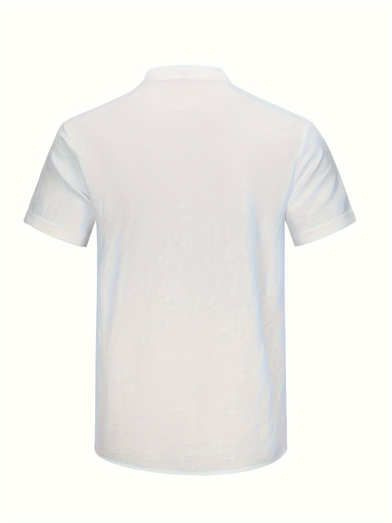 Camisa de Manga Larga con Cuello Alto para Hombre | Ideal para Uso Diario y Ocasiones Informales