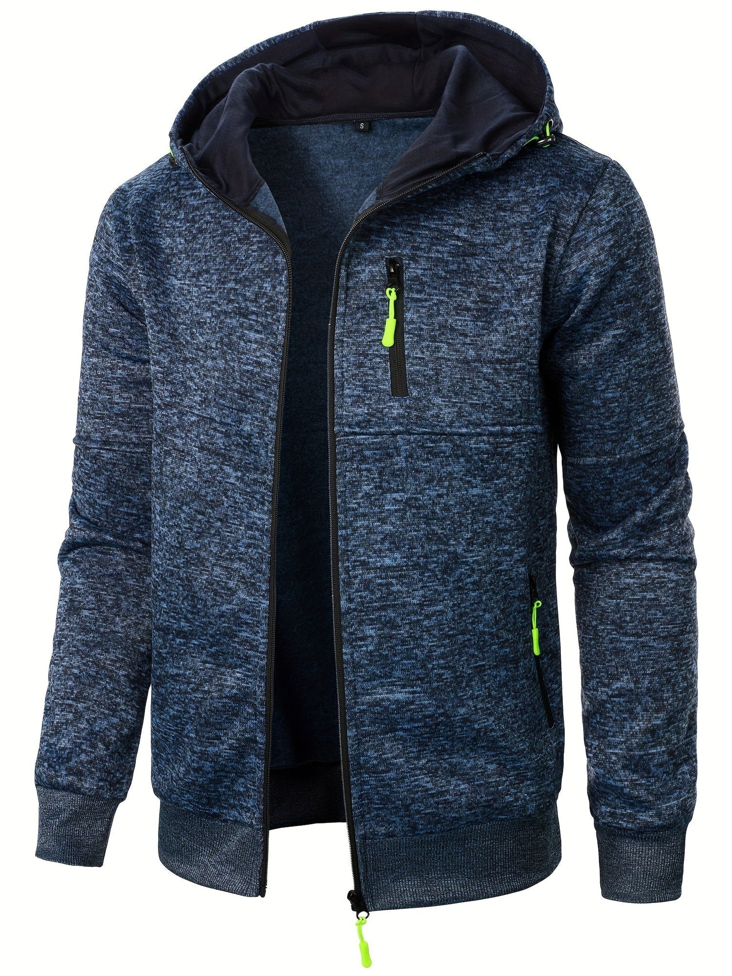 Chaqueta con Capucha y Cierre de Cremallera para Hombre | Ideal para Uso Diario